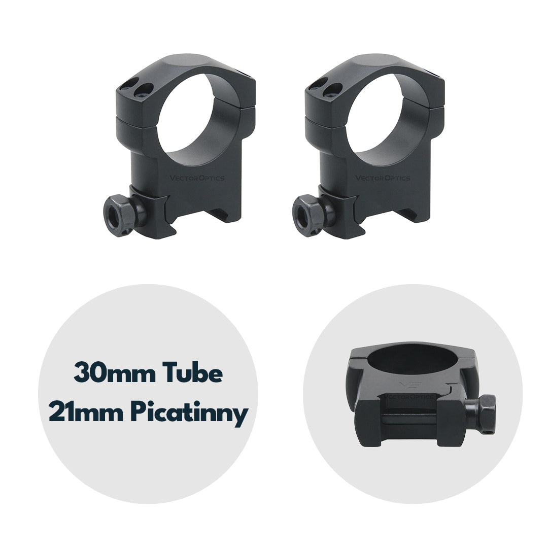 Vector Optics SCTM-08 Montage für 30mm Tubus, 21mm Picatinny, h=31mm