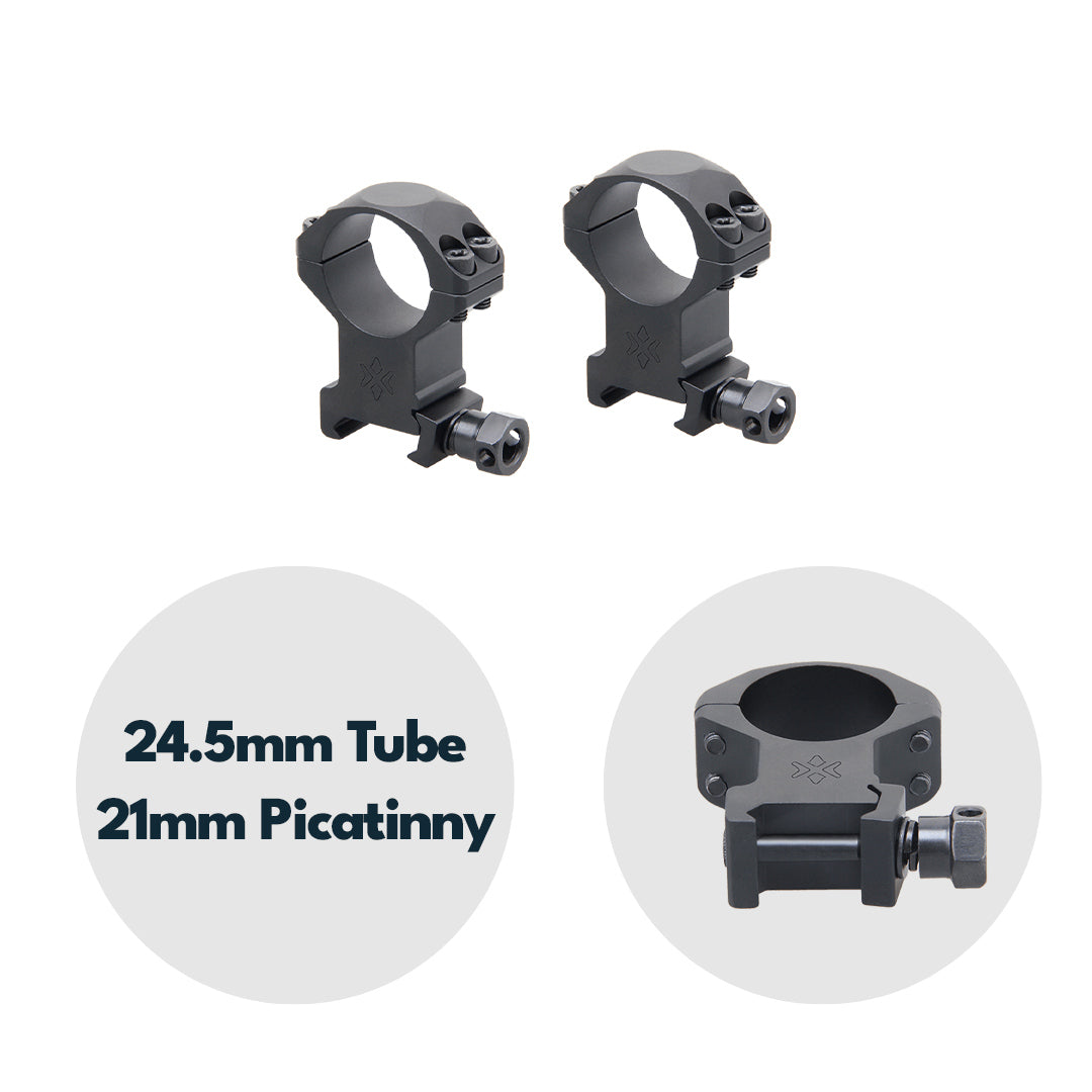 Vector Optics XASR-2502 X-Accu Montage für 25,4mm Tubus, 21mm Picatinny, h=32mm