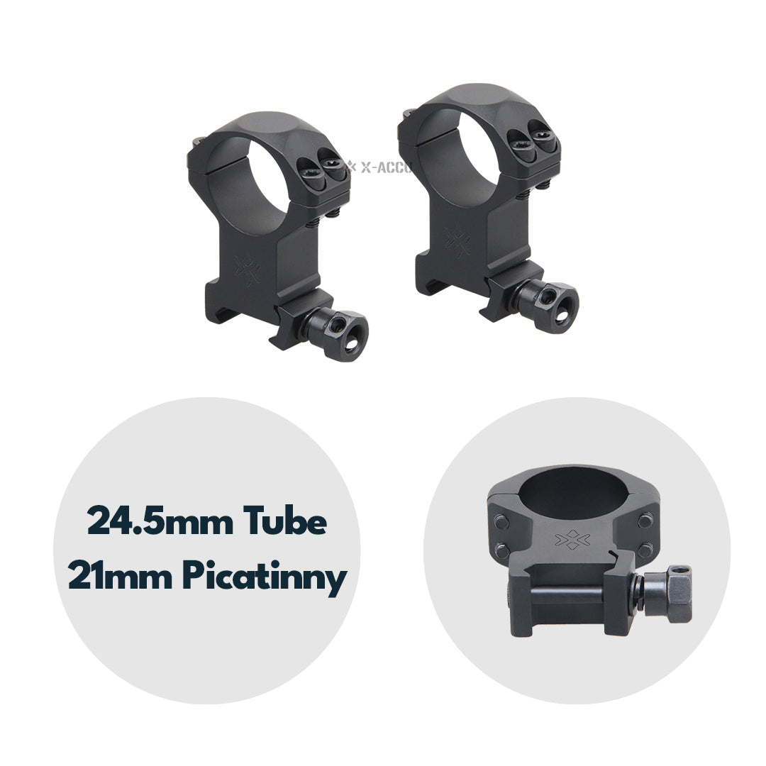 Vector Optics XASR-2503 X-Accu Montage für 25,4mm Tubus, 21mm Picatinny, h=35mm