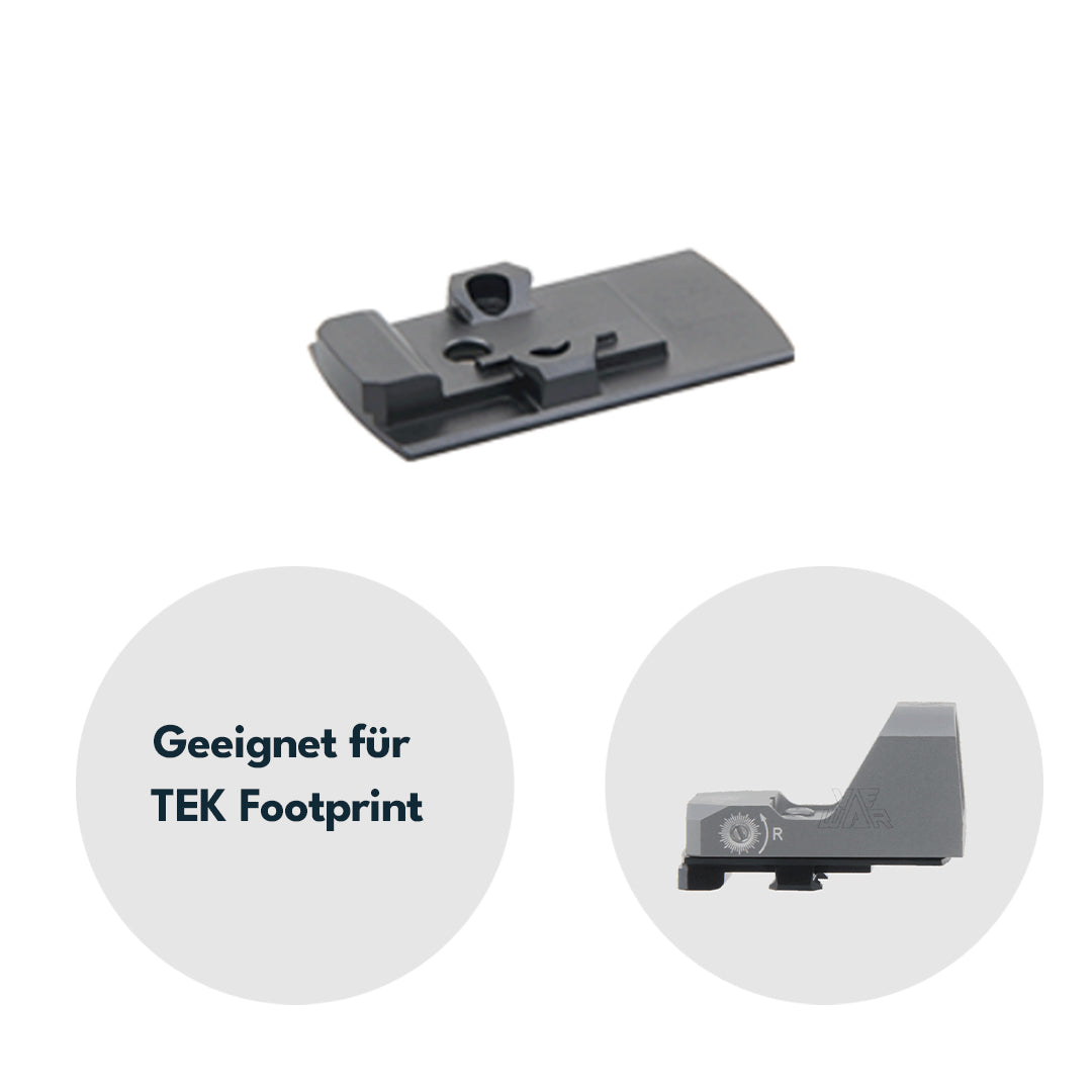 Vector Optics VMPM-02 VeWar Montageplatte mit TEK Footprint für Marui Airsoft