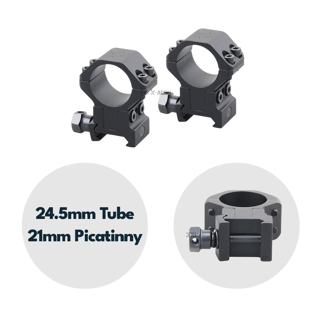 Vector Optics höhenverstellbare Montage für 25,4mm, 30mm & 34mm Tubus und 11mm / 21mm Schiene