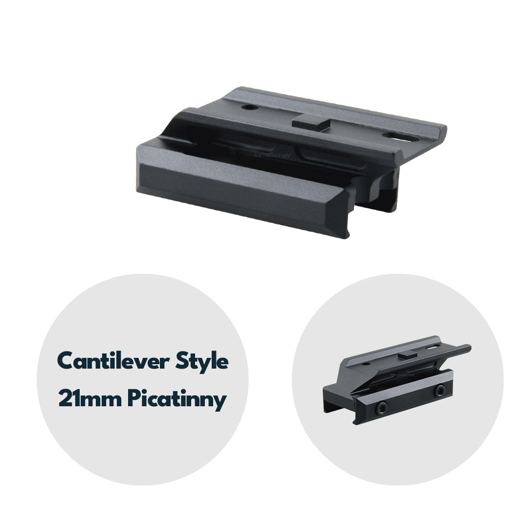 Vector Optics MAV-P05 Montage für Aimpoint Micro Footprint, 21mm Picatinny, h=12,8mm