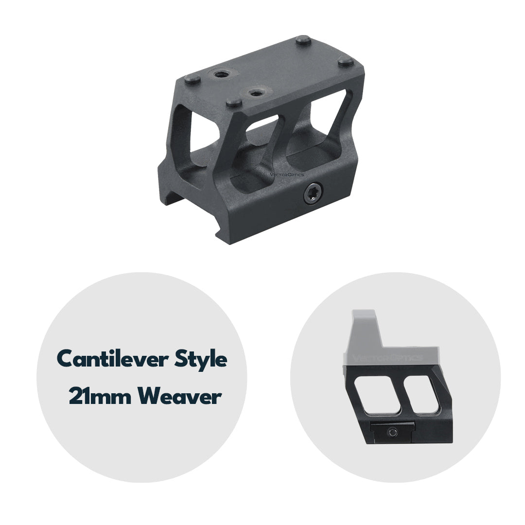 Vector Optics SCFRM-11 Montage aus Polymer mit MAG (SHIELD) Footprint, 21mm Picatinny, h=28mm