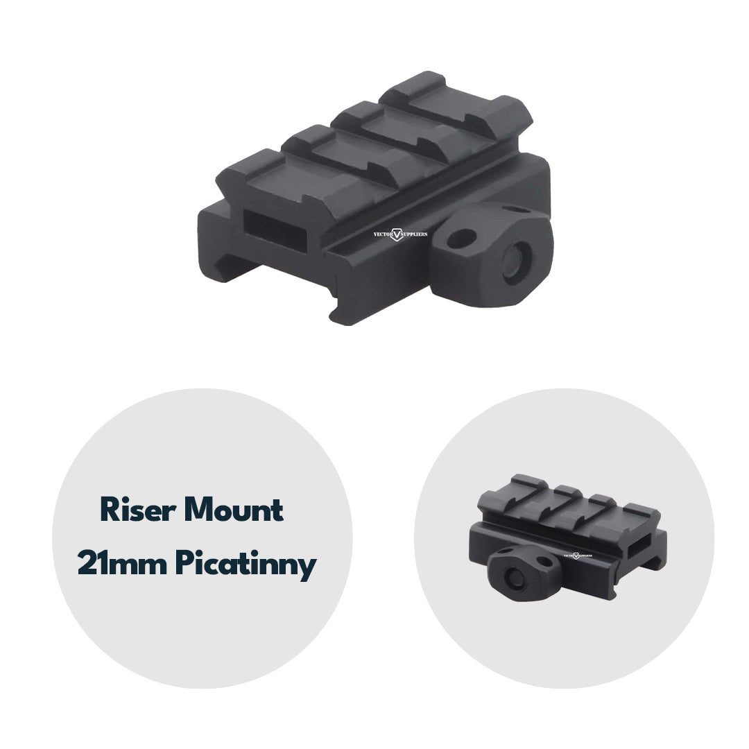 Vector Optics SCRA-58 21mm Picatinny Raiser Montage, l=40mm, h=12mm