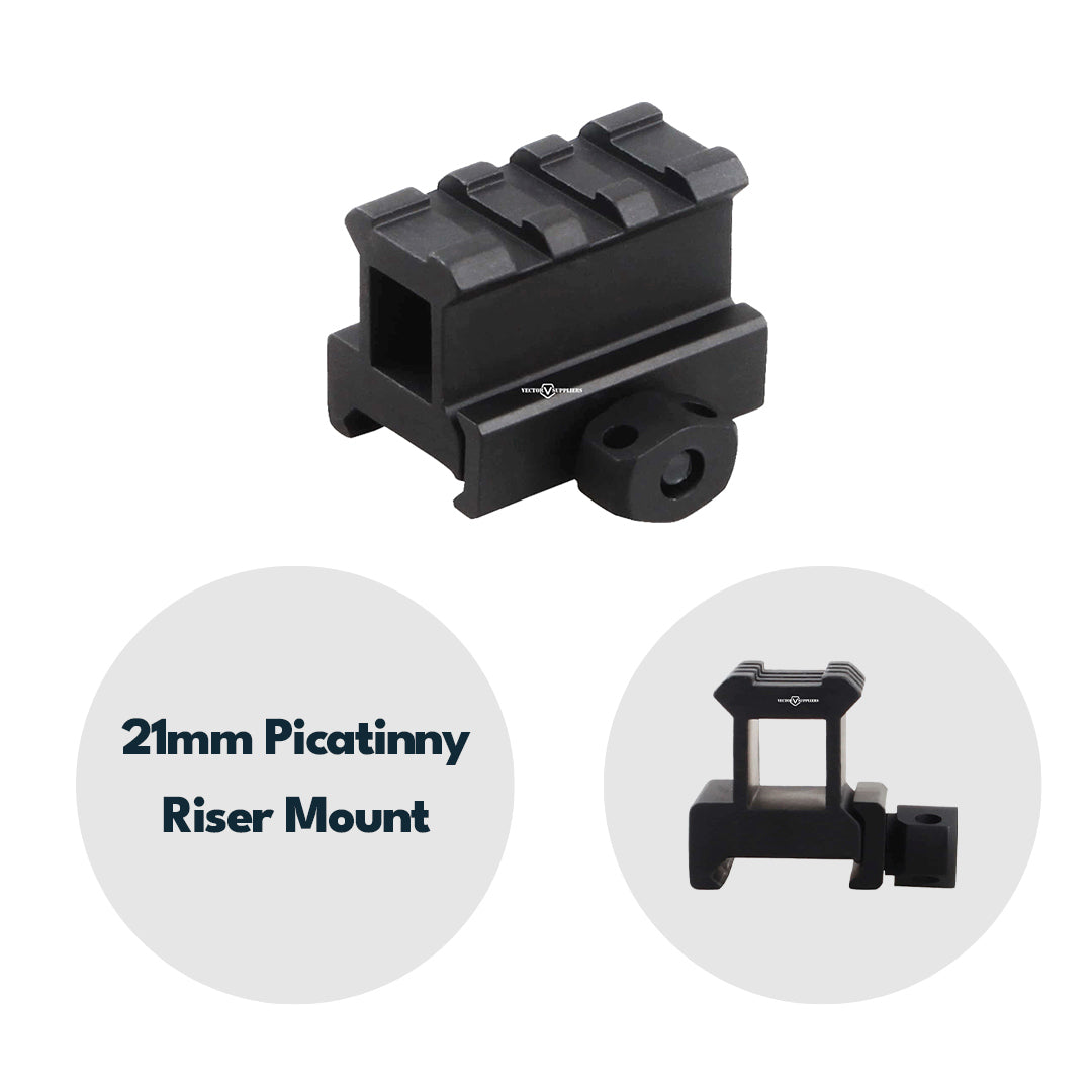 Vector Optics SCRA-60 21mm Picatinny Raiser Montage, l=40mm, h=25,4mm