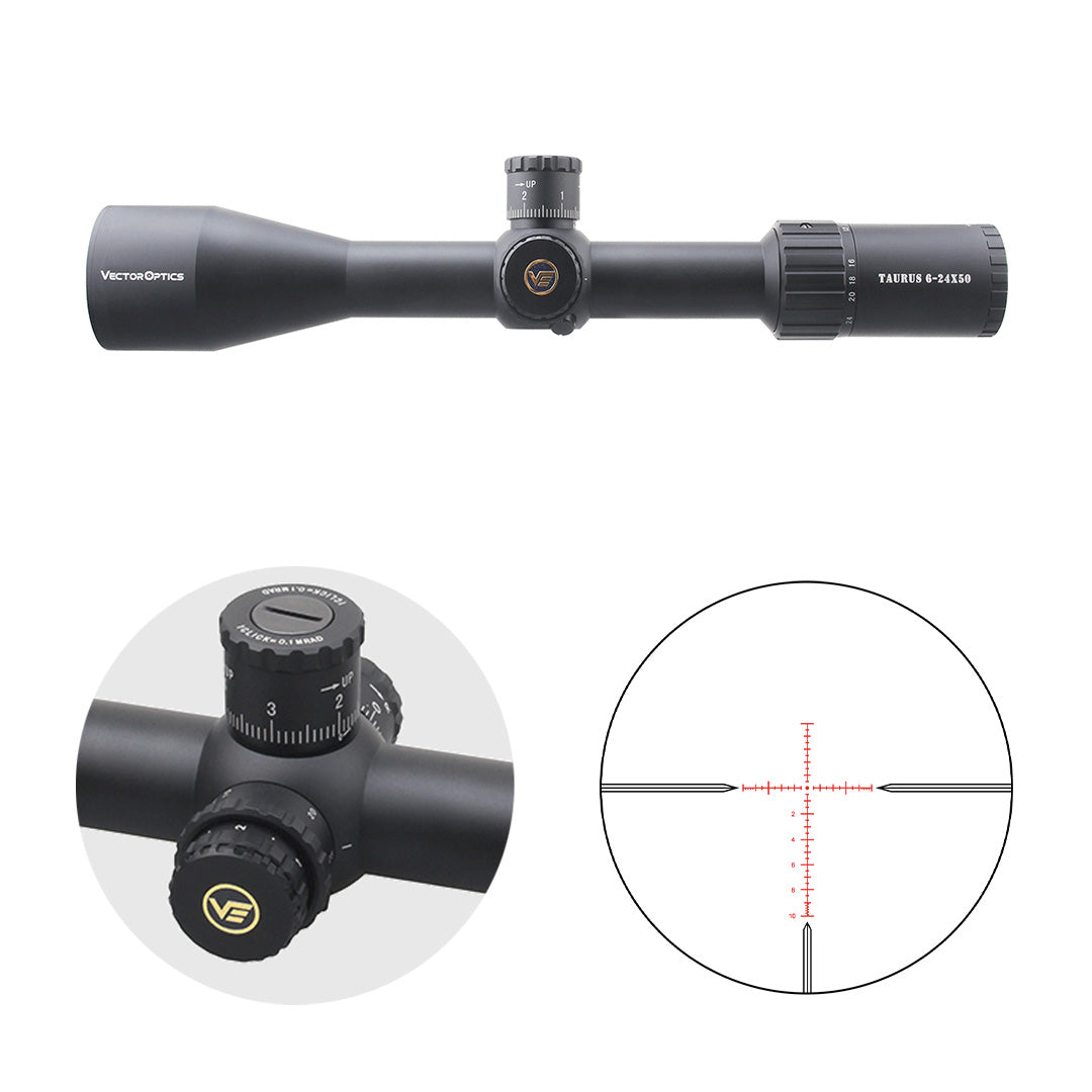 Vector Optics SCOL-46 Tauron 6-24x50SFP HD