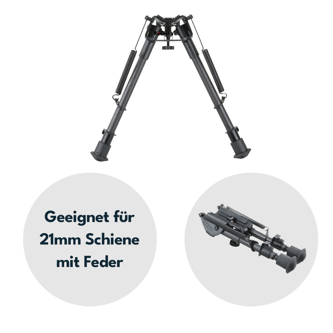 Vector Optics Rokstad bipod made of carbon and aluminum in various heights