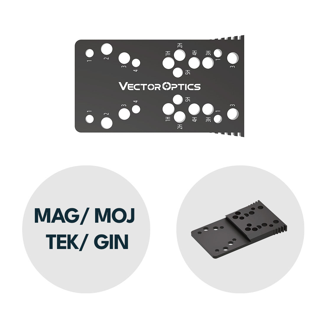 Vector Optics SCFRM-21 Universal Montageplatte für CZ Shadow, Shadow 2 und SP-01