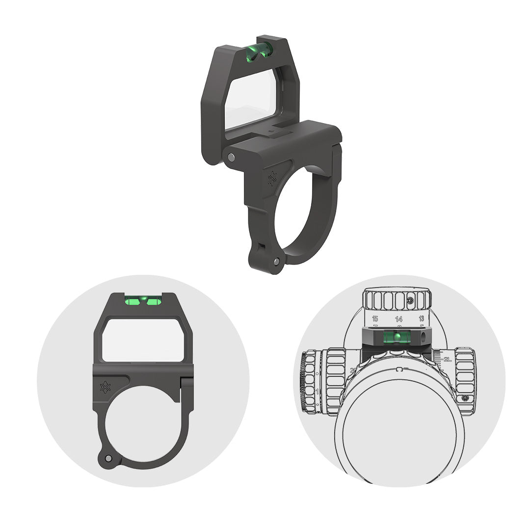 Vector Optics tower magnifier with spirit level for 30mm and 34mm tubes
