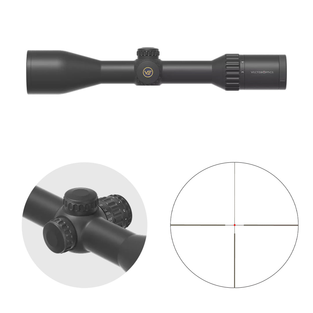 Vector Optics SCOL-65 Continental x6 3-18x50 Fiber