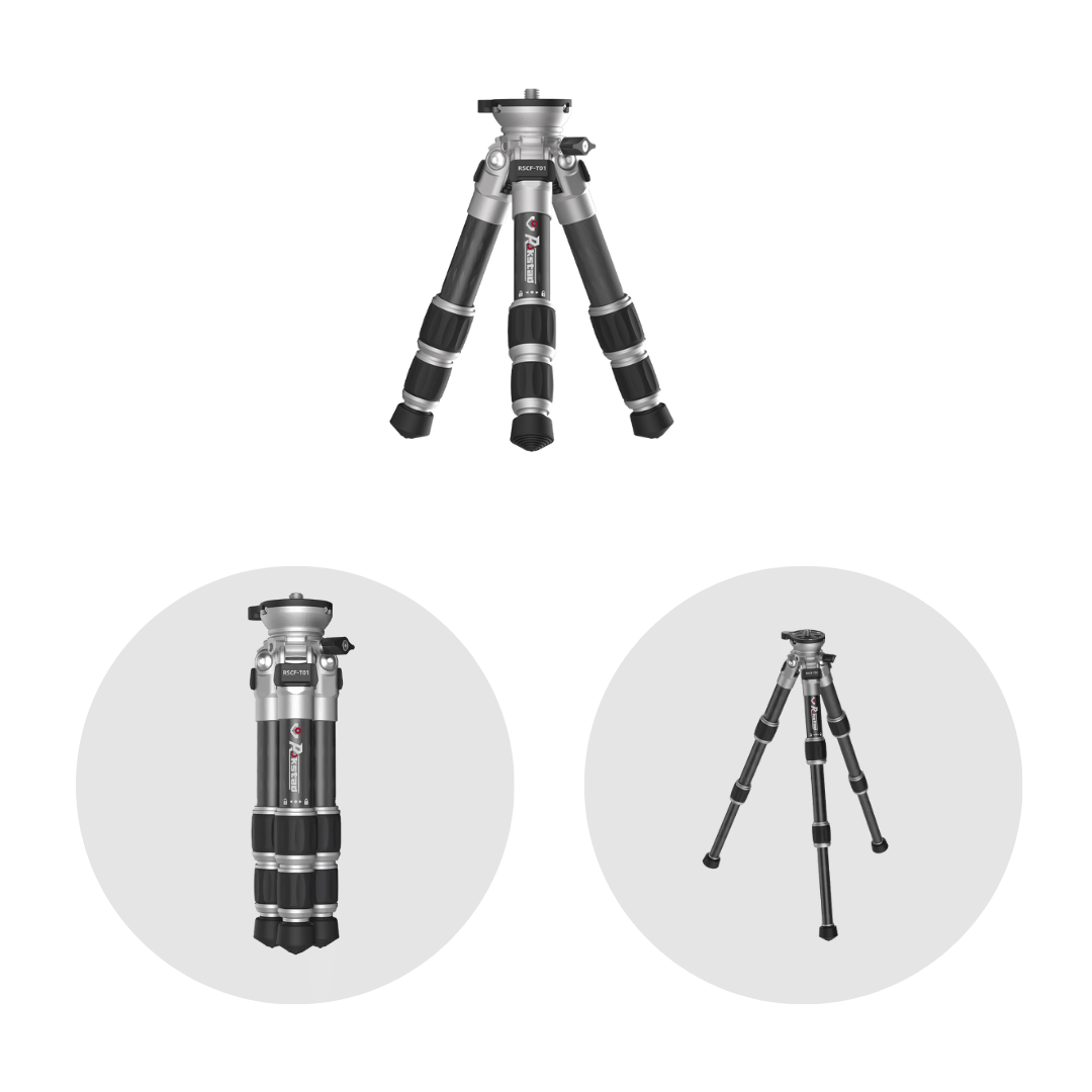 Vector Optics RSCF-T01 Rokstad 25-38cm Tripod Stativ aus Carbonfaser