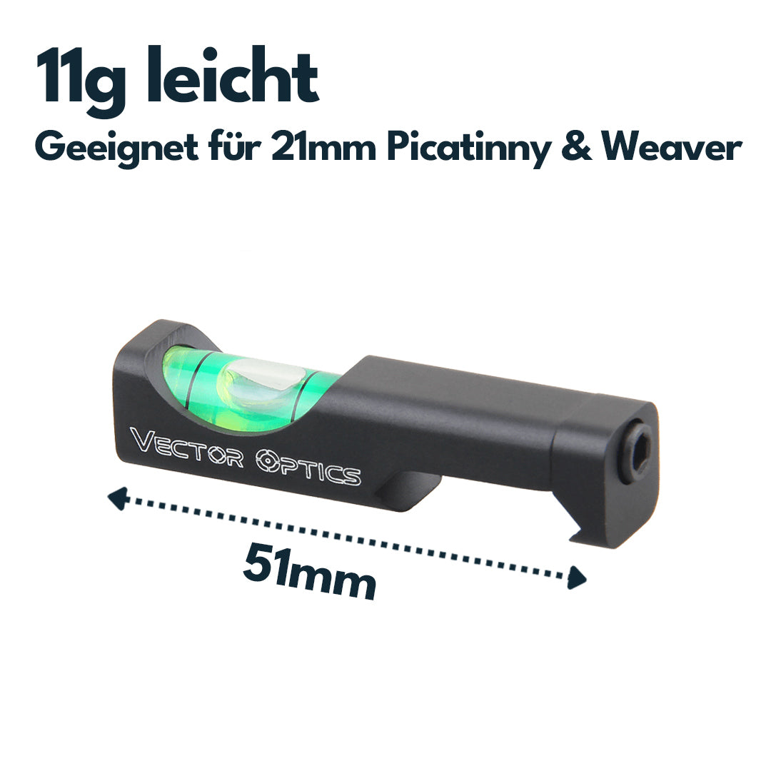 Vector Optics SCACD-20 Wasserwaage zur Montage an 21mm Weaver