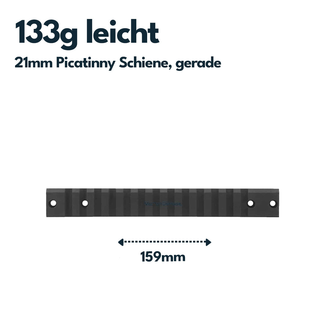 Vector Optics SCRA-62 159mm Stahl Picatinny Schiene für Remington 700 long Action