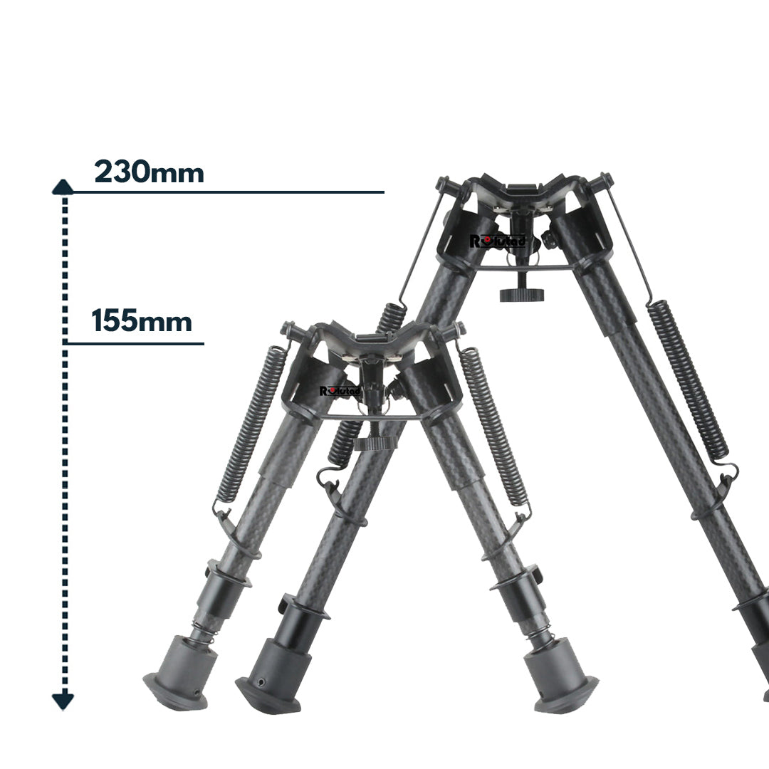 Vector Optics Rokstad bipod made of carbon and aluminum in various heights