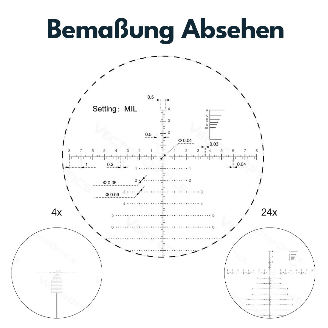 Vector Optics SCFF-39 Continental x6 4-24x56 Coyote FDE