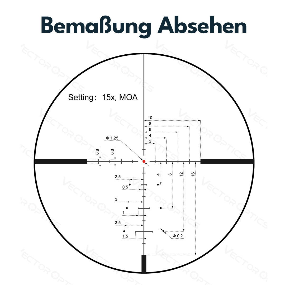 Vector Optics SCOM-34 Continental x6 2.5-15x56 CDM Hunting