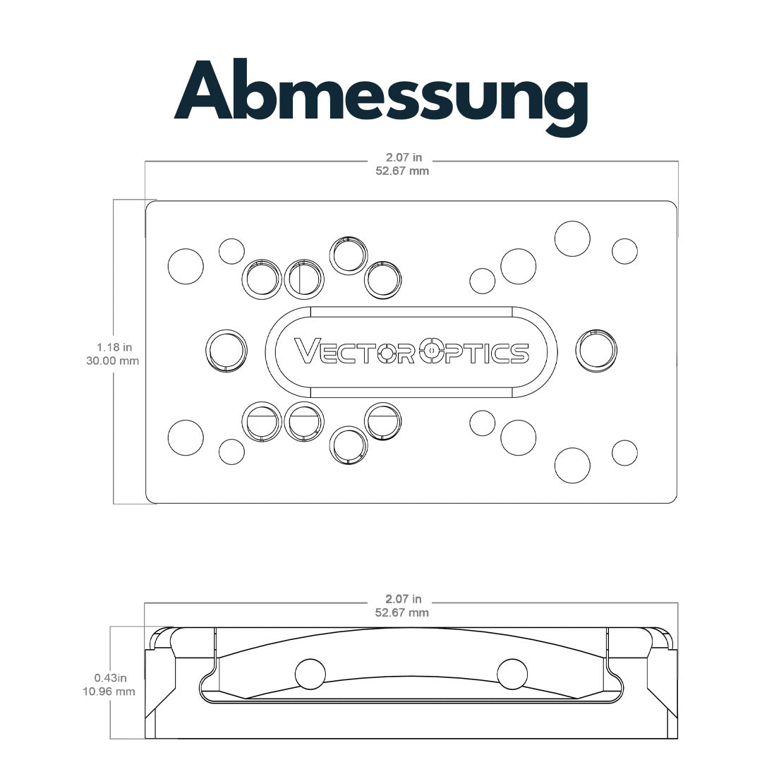 Vector Optics SCFRM-30 Universal Montage für 11mm Dovetail