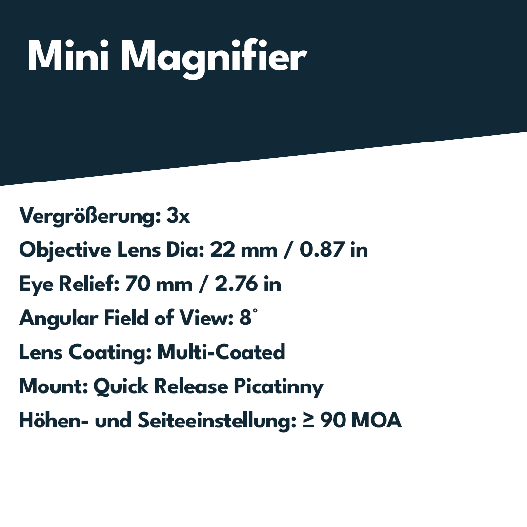 Vector Optics VOGP-02 Maverick mini Red Dot & 3x Magnifier Kit mit Mount