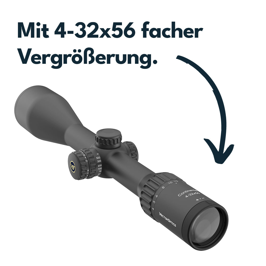Vector Optics SCOL-51 Continental x8 4-32x56 ED SFP