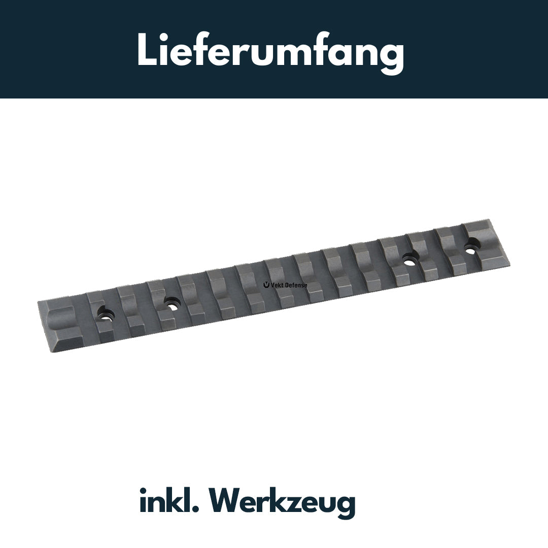 Vector Optics SCTIK-01 Stahl Picatinny Schiene für Tikka T3 156mm