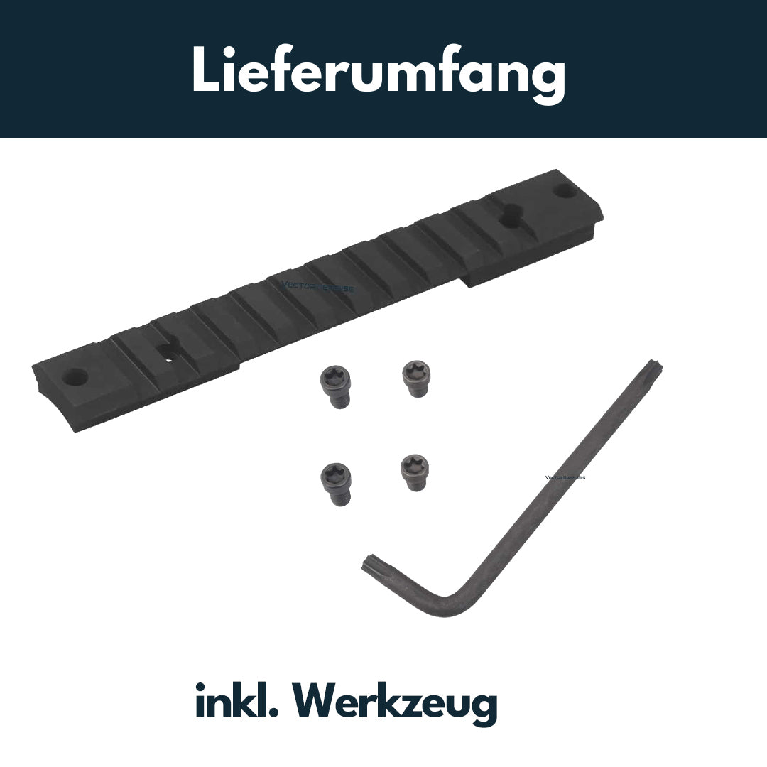 Vector Optics SCRA-65 138mm 20MOA Stahl Picatinny Schiene für Remmington 700 short Action