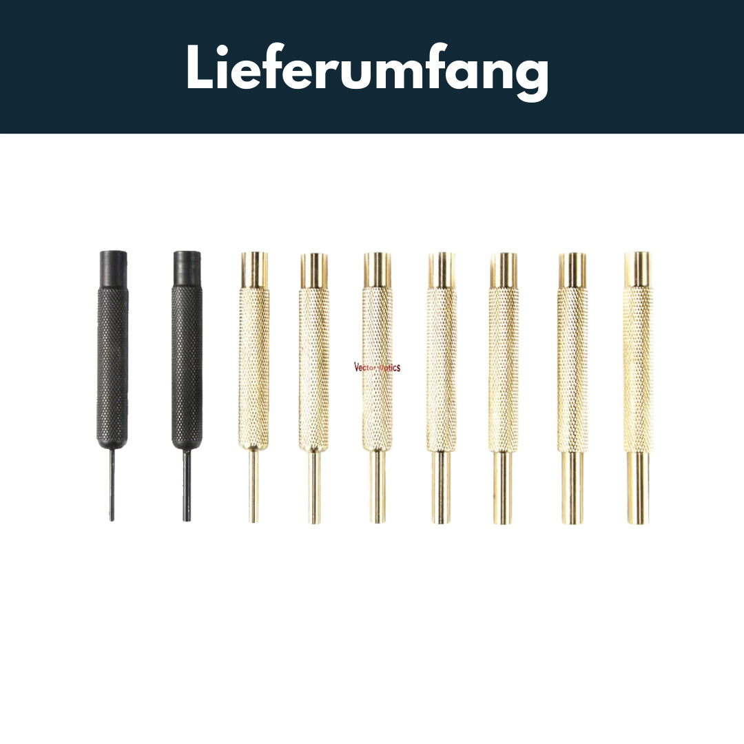 Vector Optics SCOT-46 Set mit Durchschlägen (9 Stück)