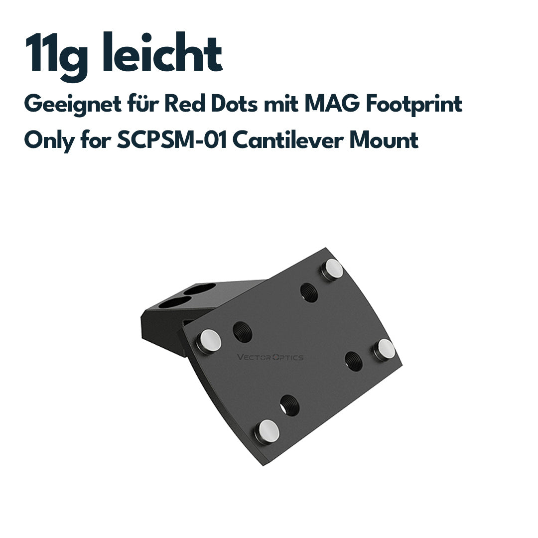 Vector Optics SCPSM-C01 45° Montage mit MAG (SHIELD) Footprint für SCPSM-01