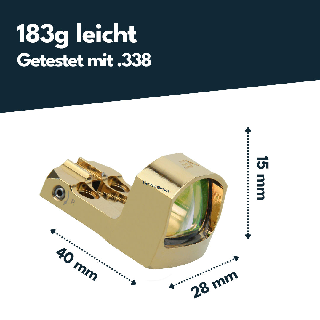 Vector Optics SCRD-55 Frenzy-S 1x17x24 AUT Golden