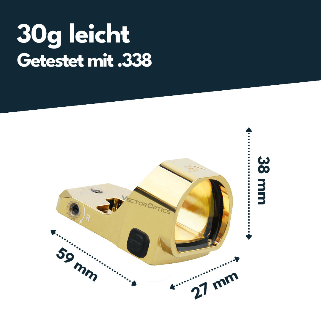 Vector Optics SCRD-57 Frenzy-X 1x22x26 AUT Golden