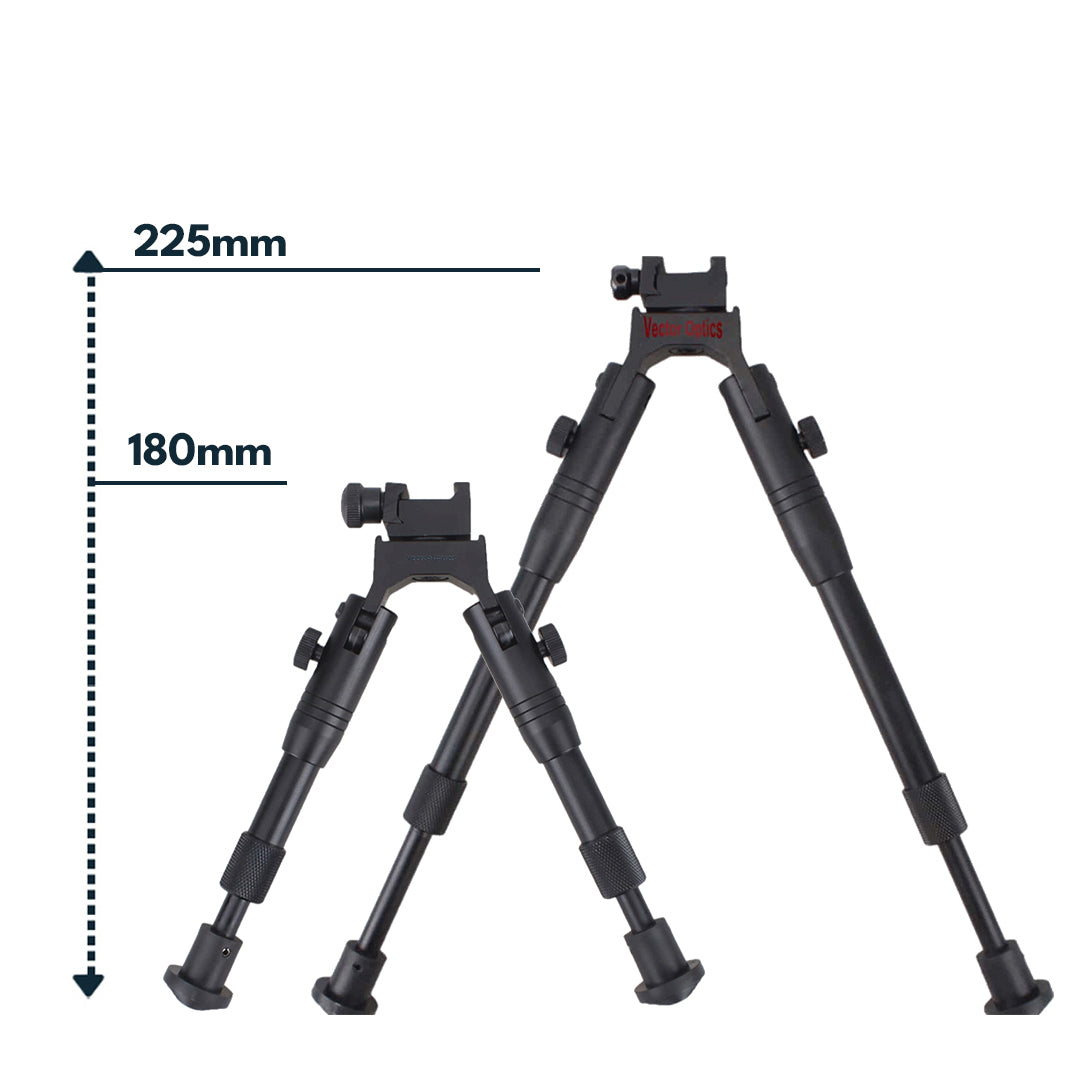 Vector Optics Rokstad Bipod made of aluminum in various heights