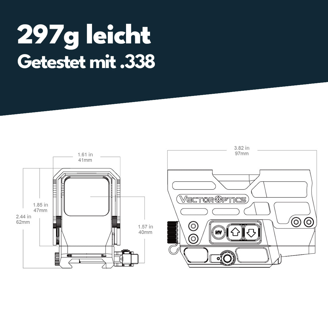 Vector Optics SCRD-M67 Frenzy Plus 1x31x26 Multi Reticle