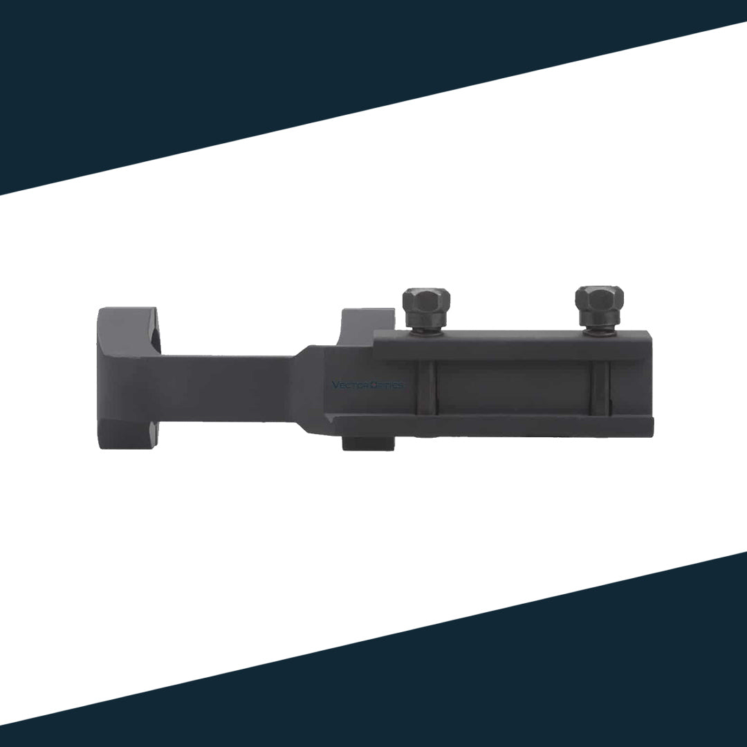 Vector Optics SCTM-24B Blockmontage Offset für 30mm Tubus, 21mm Picatinny, h=38mm