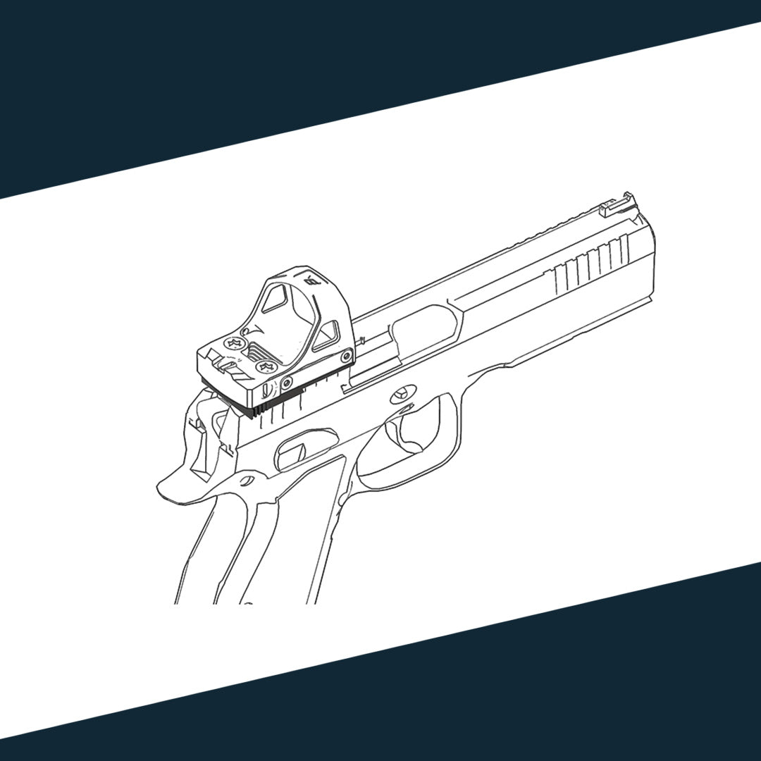 Vector Optics SCFRM-21 Universal Montageplatte für CZ Shadow, Shadow 2 und SP-01