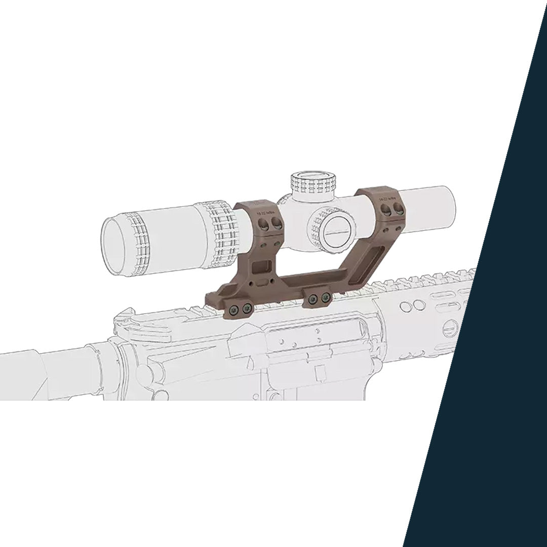 Vector Optics XASR-F3038 X-Accu Blockmontage für 30mm Tubus, 21mm Picatinny for AR, h=50mm