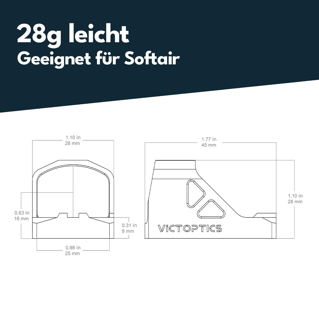 Victoptics RDSL33 SRD 1X20X25