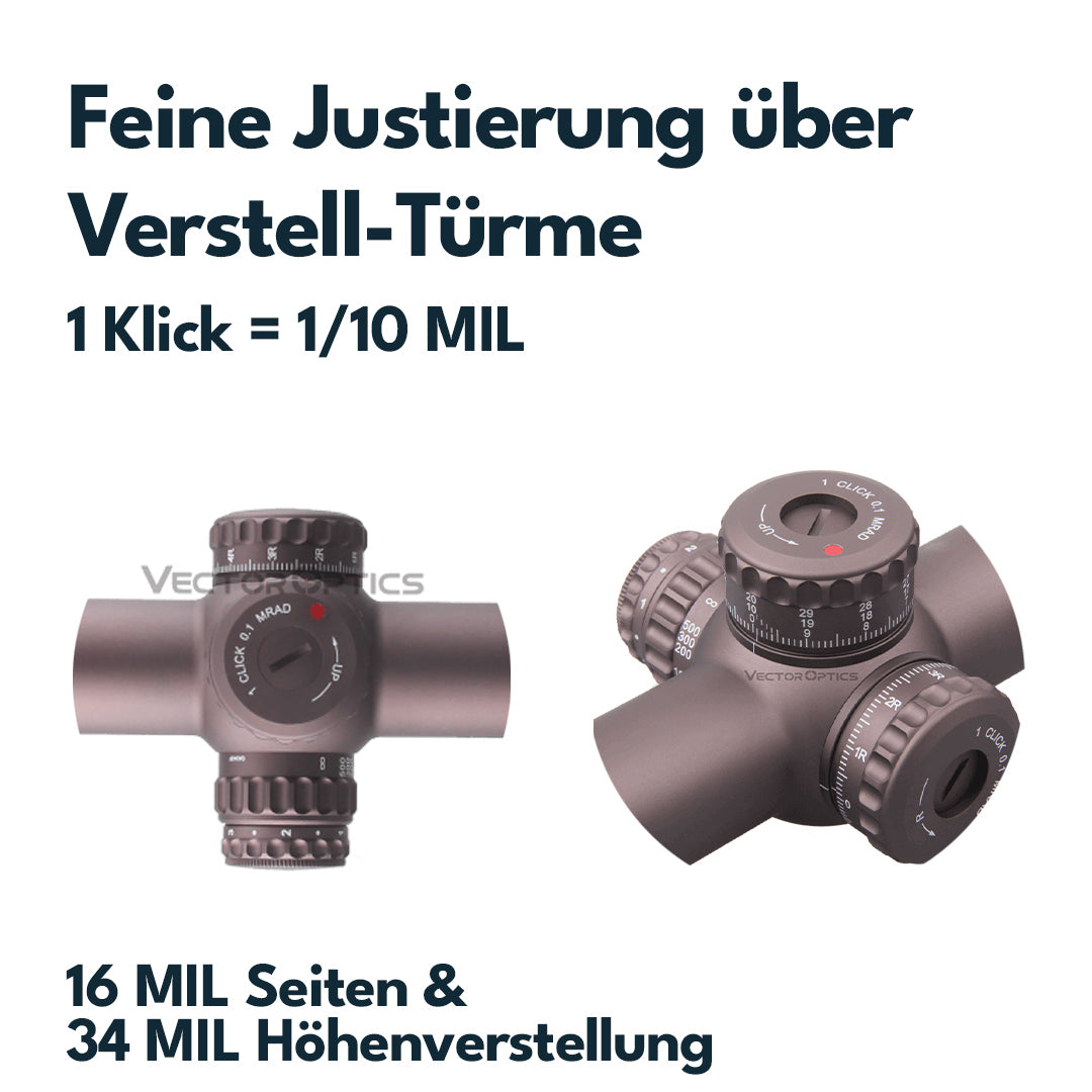 Vector Optics SCFF-39 Continental x6 4-24x56 Coyote FDE