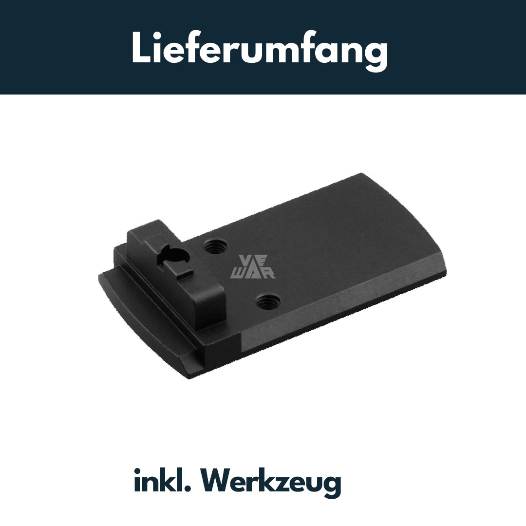 Vector Optics VMPM-01 VeWar Glock Mount TEK (Docter & Vortex Footprint) für Marui Airsoft
