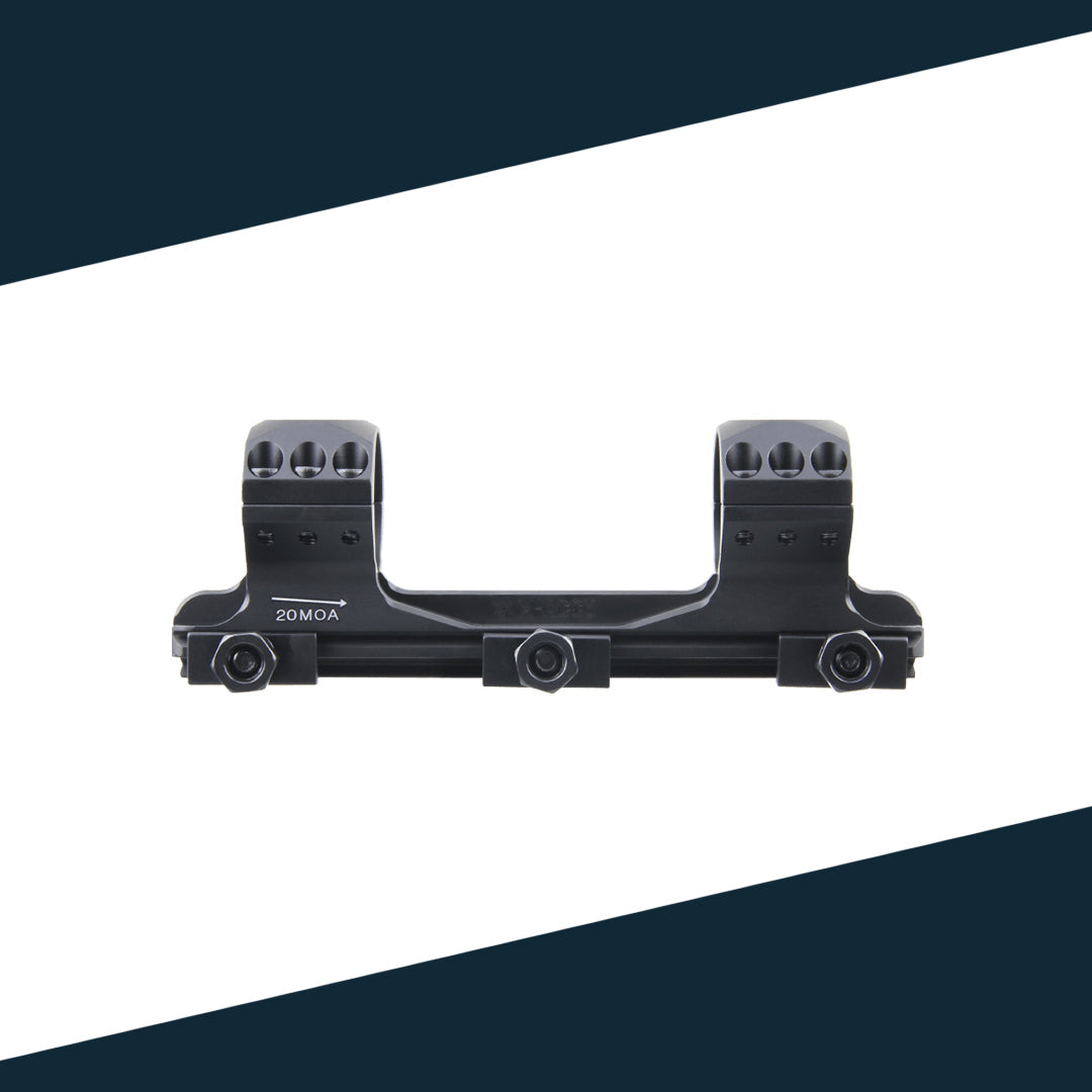 Vector Optics XASR-3013 X-Accu Blockmontage für 30mm Tubus, 21mm Picatinny, 20 MOA Vorneigung h= 35mm