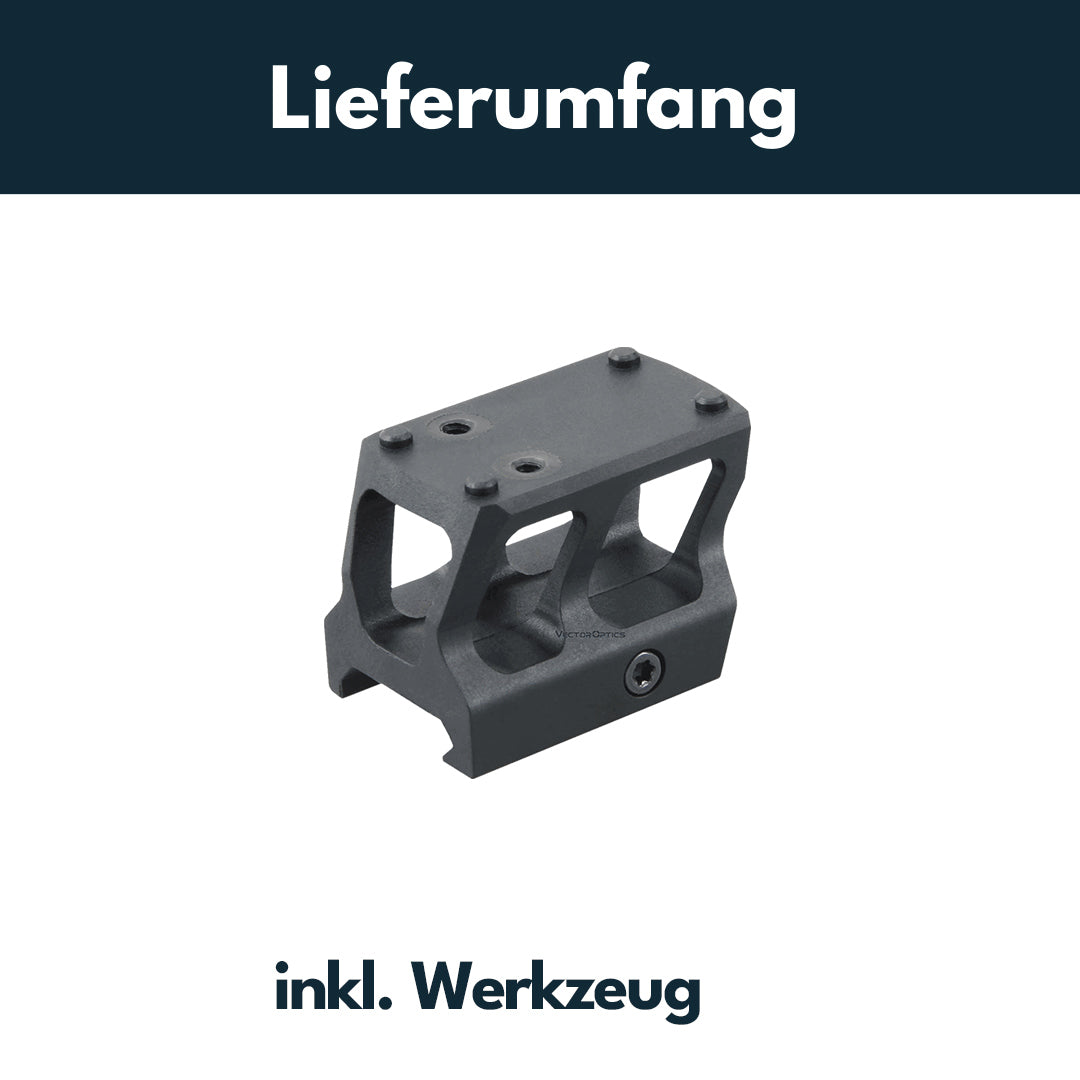 Vector Optics SCFRM-11 Montage aus Polymer mit MAG (SHIELD) Footprint, 21mm Picatinny, h=28mm