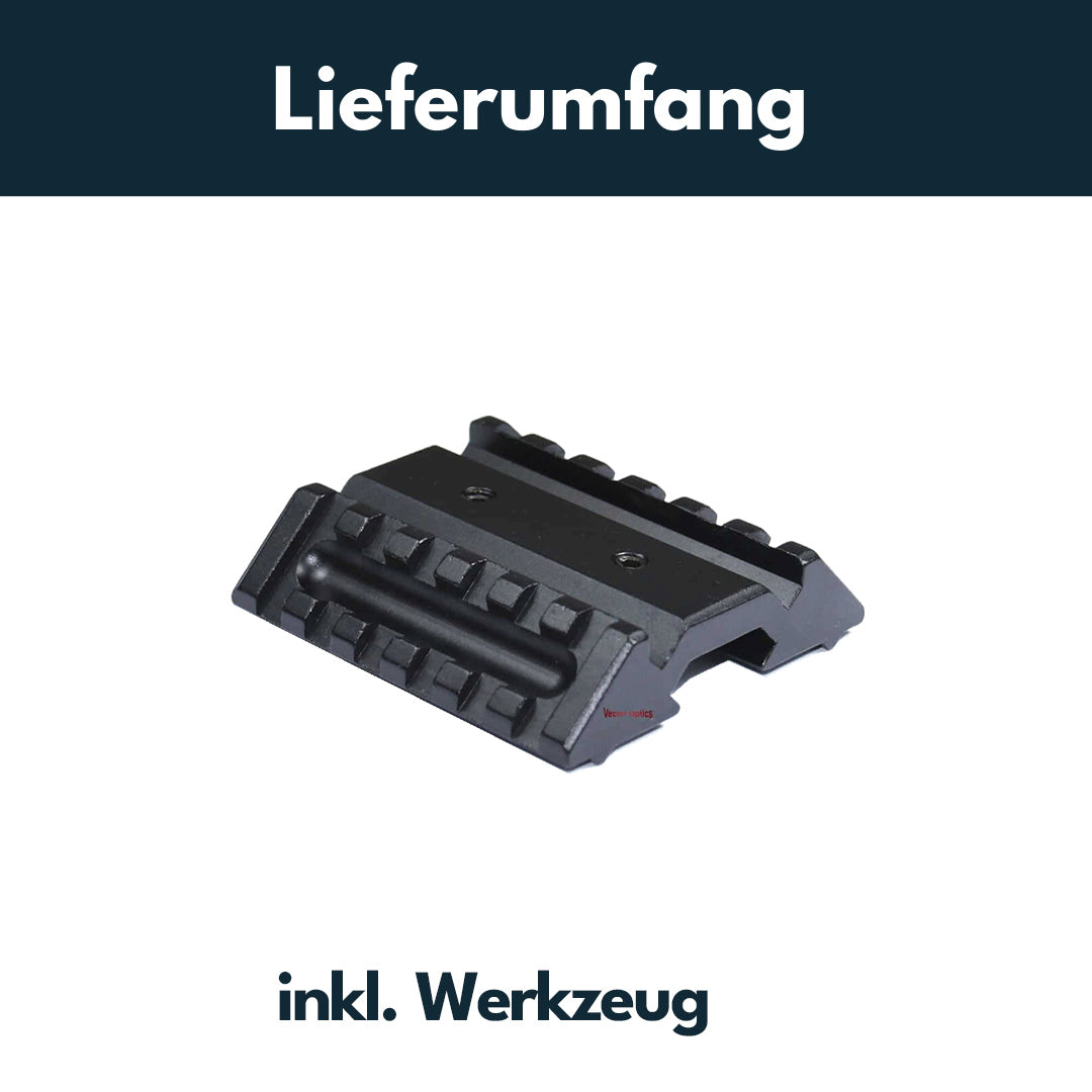 Vector Optics SCRA-51 45° Doppel- 21mm Picatinny Montage