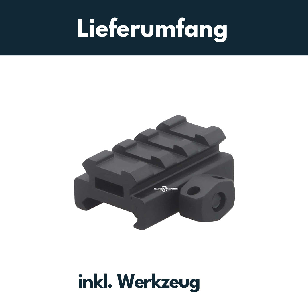 Vector Optics SCRA-58 21mm Picatinny Raiser Montage, l=40mm, h=12mm