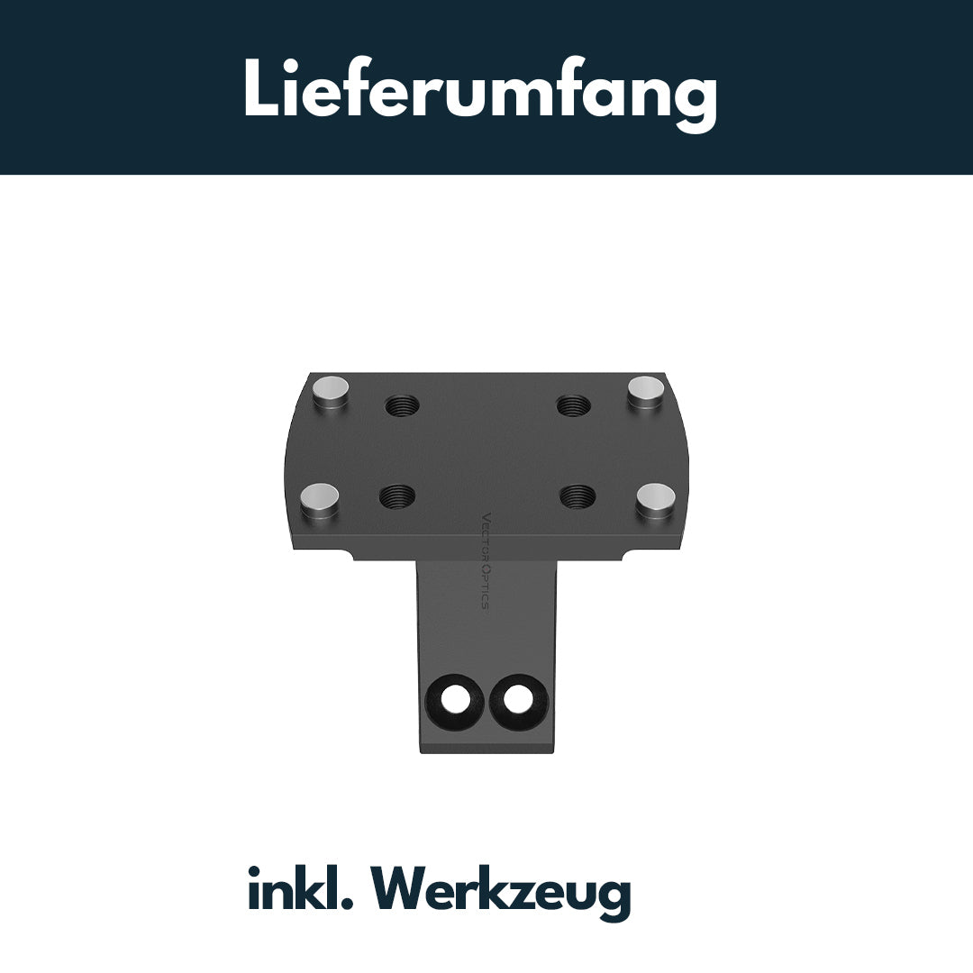 Vector Optics SCPSM-C01 45° Montage mit MAG (SHIELD) Footprint für SCPSM-01