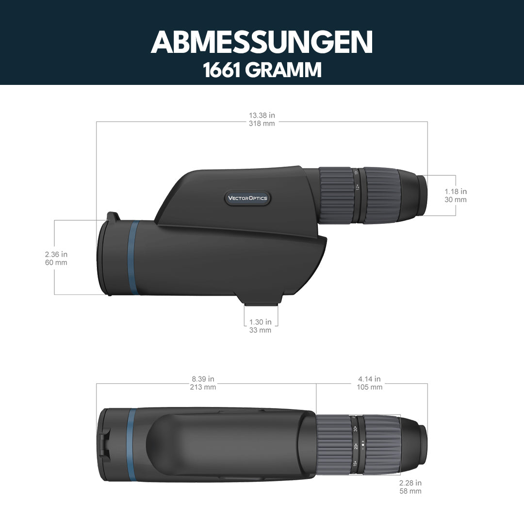 Vector Optics SCSS-02 Continental 12-40x60ED spotting scope