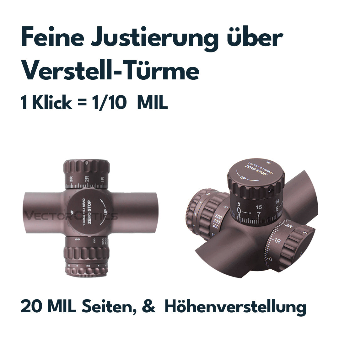 Vector Optics SCOL-43 Continental x6 4-24x50 Coyote FDE