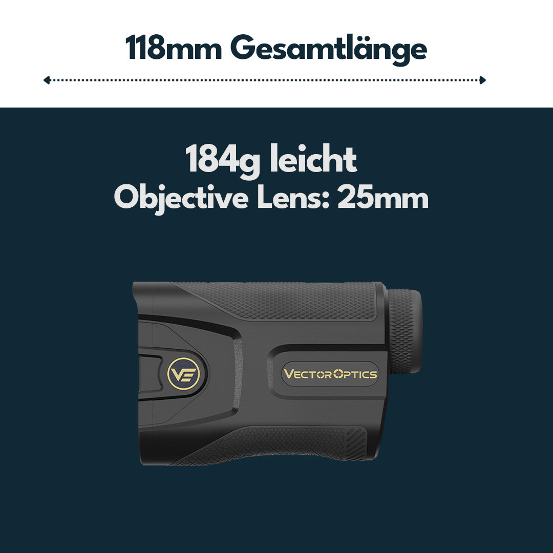 Vector Optics SCRF-S24 Paragon 7x25 GenIII Digital Balistic BDC Rangefinder