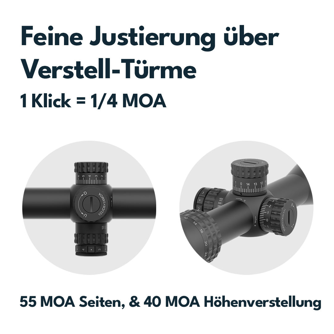 Vector Optics SCFF-57 Sentinel 6-24x50 FFP MOA