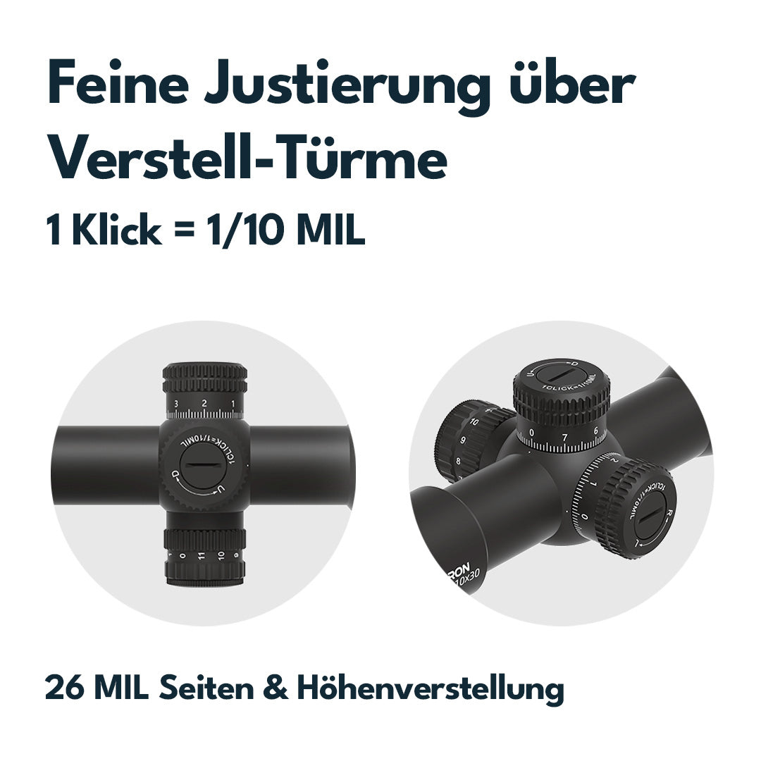 Vector Optics SCOM-46 Veyron Plus 10x30 Zero