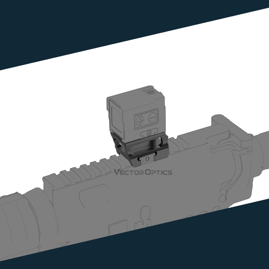 Vector Optics SCFRM-15 Raiser-Montage mit VOD (Aimpoint) Footprint für 21mm Weaver, h=19mm