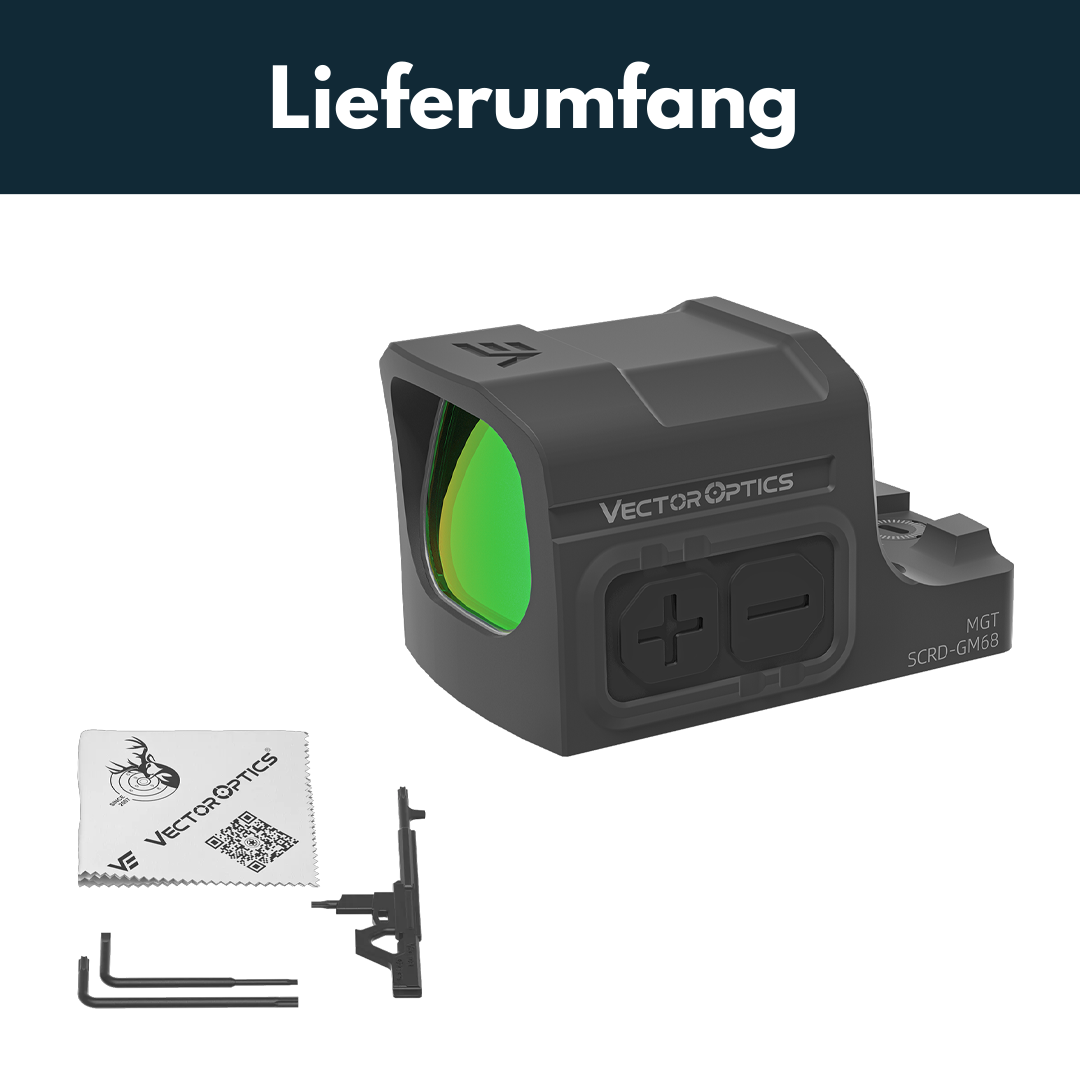 Vector Optics SCRD-GM68 Frenzy FA 1x17x20 GMR Multi-Reticle Green Dot