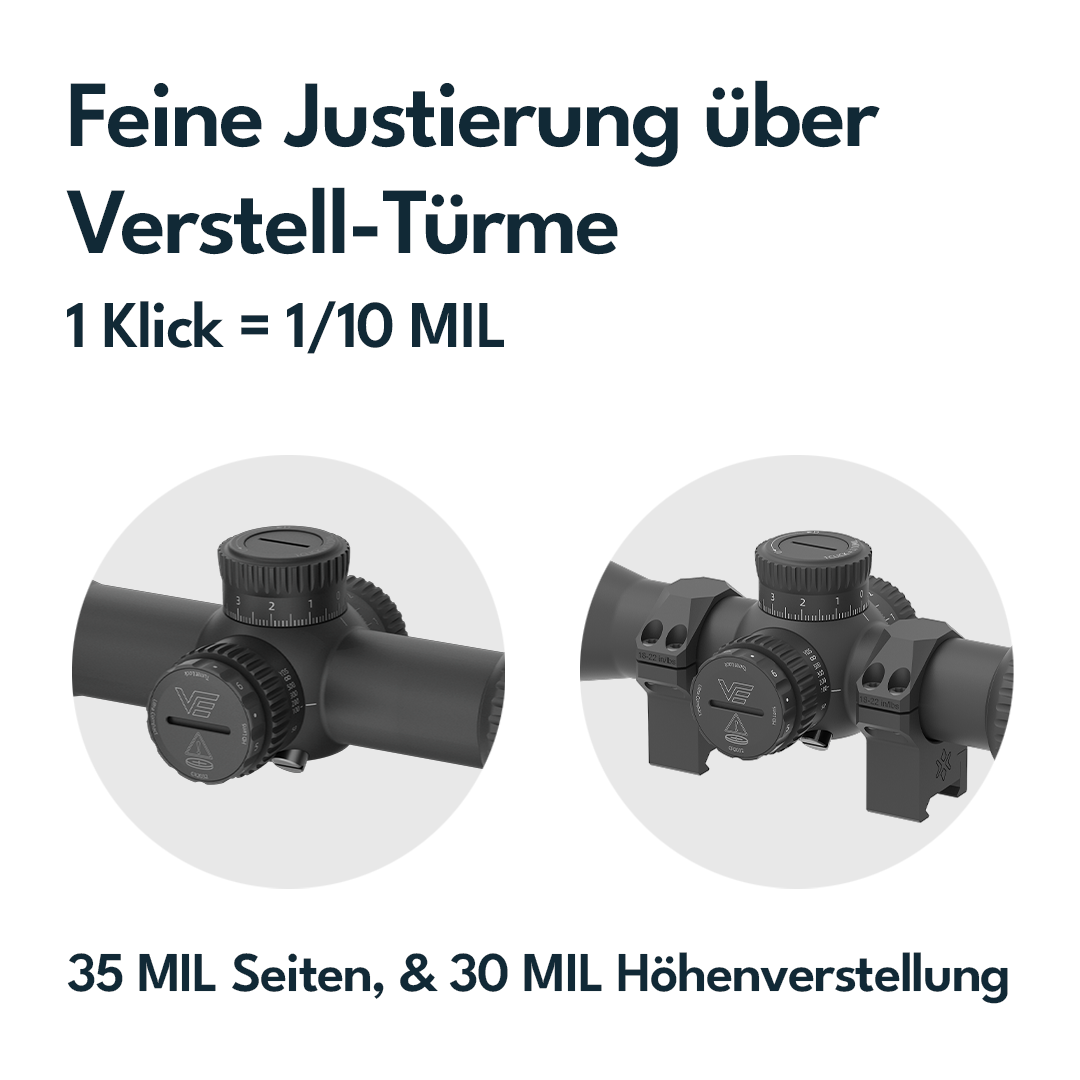Vector Optics SCFF-89 Veyron GenII 3-12x44 HD DCR FFP
